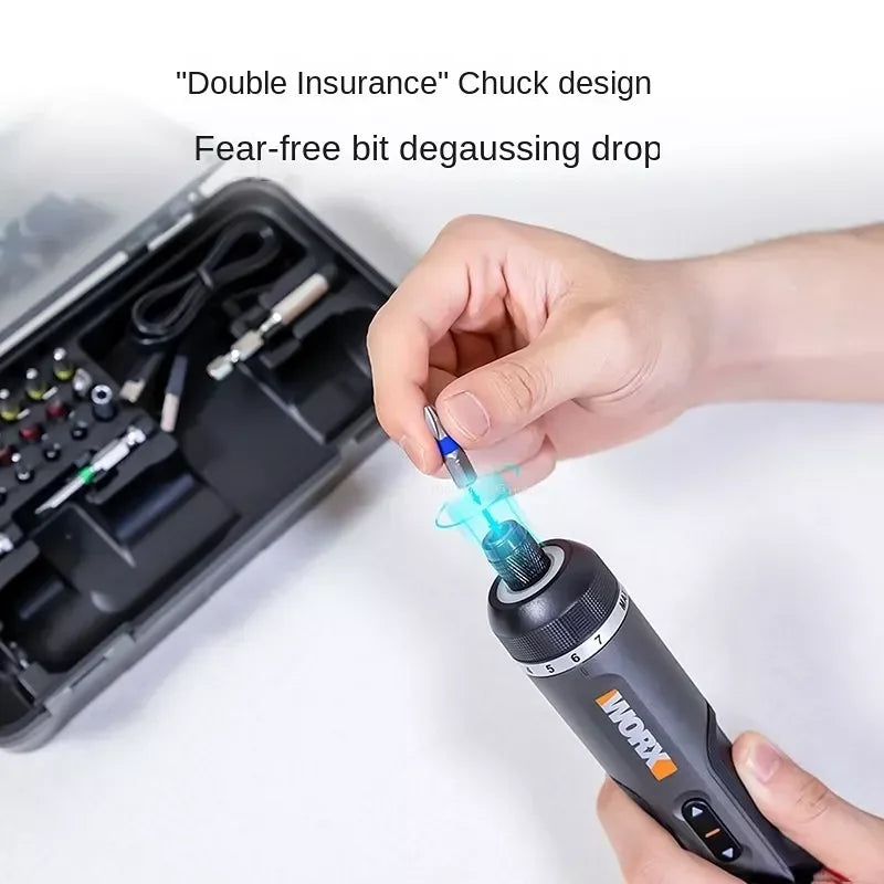 Toolvanalife™ WORX WX242 Smart Key - Rechargeable Tool with LED Light and Complete Kit